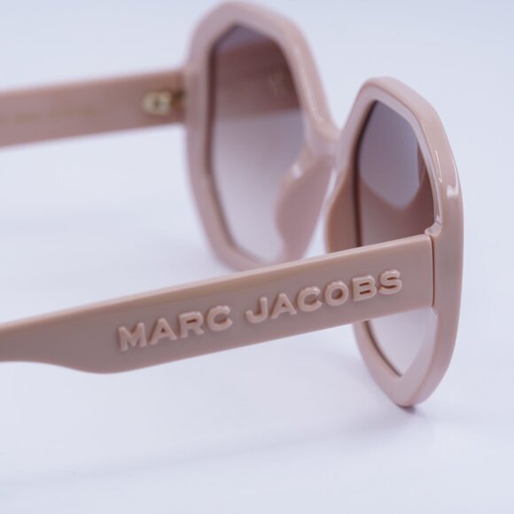 Marc Jacobs MARC 659/S 035J HA Sunglasses Pink Round Frame, Brown Lenses - Picture 5 of 11